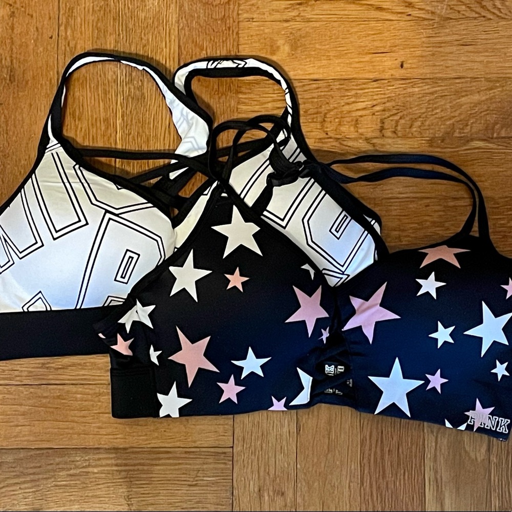 Victoria Secret PINK NWOT 2 Strappy Padded Bra